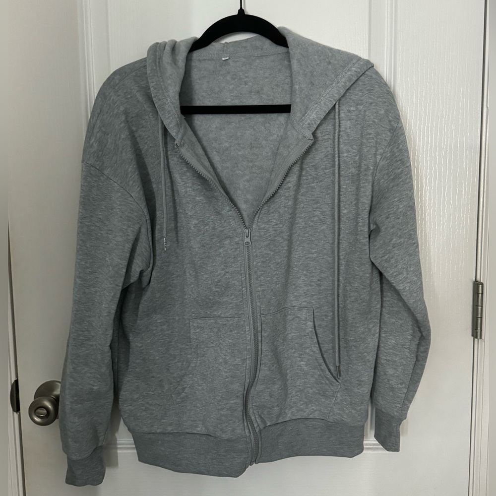 Medium Grey Zip Up